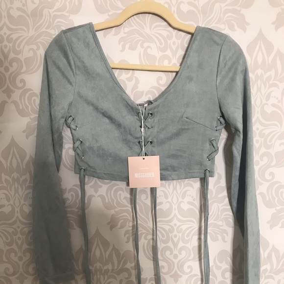 Carli Bybel x Missguided Crop Top NWT - Picture 3 of 12